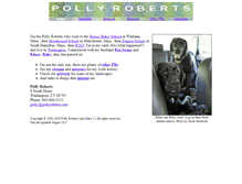 Tablet Screenshot of pollyroberts.com